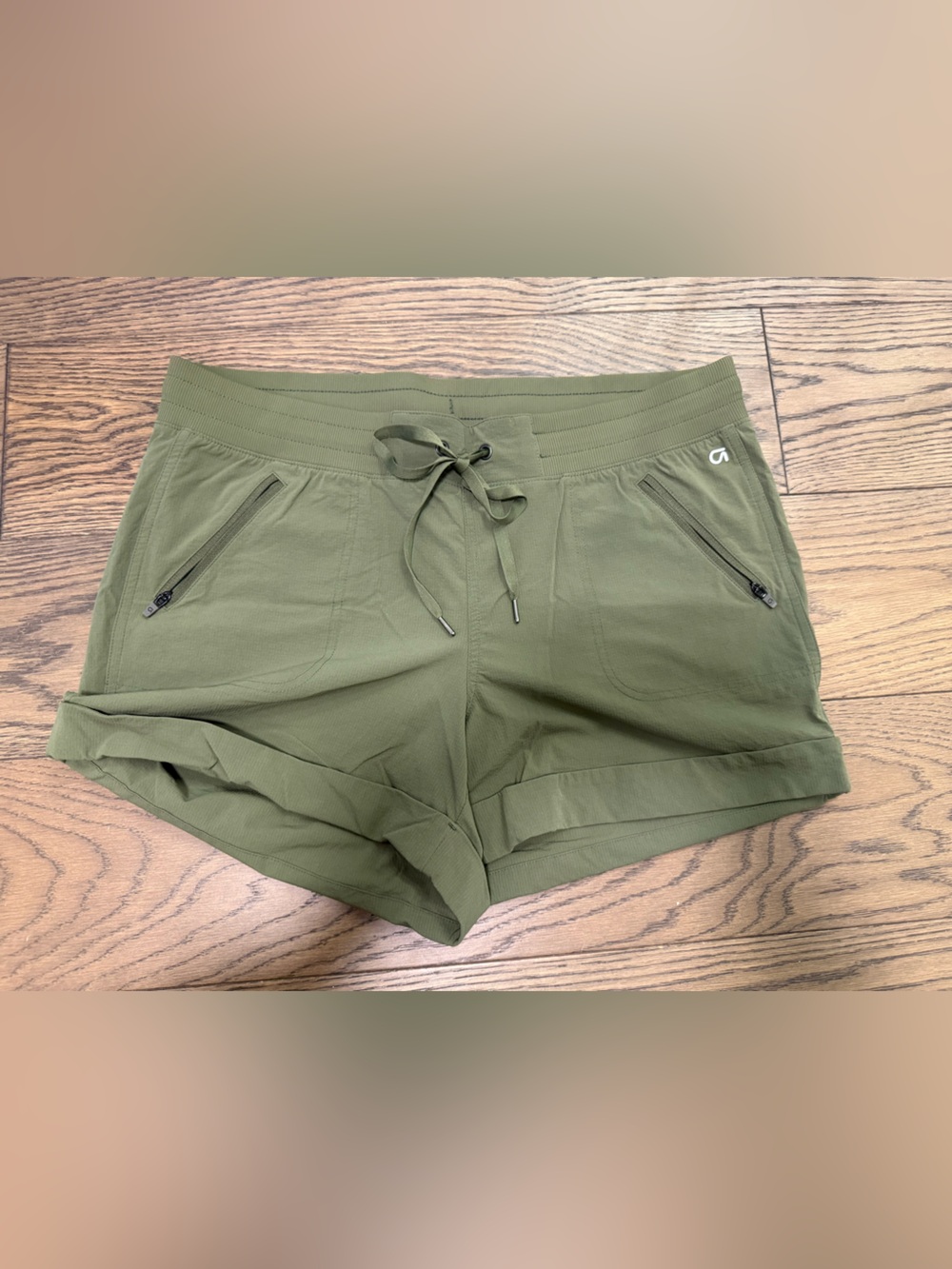 GAP Olive Green Drawstring Athletic Shorts